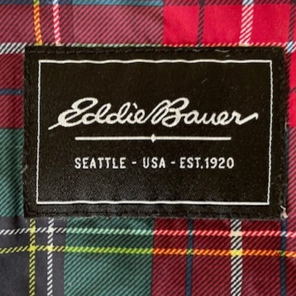 EDDIE BAUER Oversized Cardinal Tartan Plaid Down Throw - Picture 9 of 12
